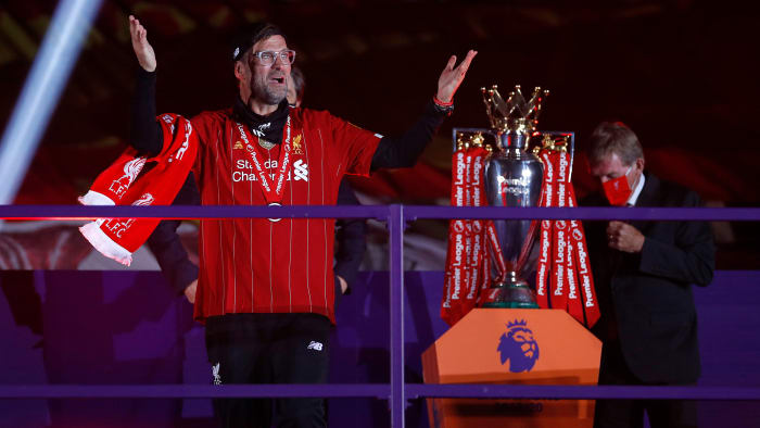 Jurgen Klopp and Liverpool won the Premier League title